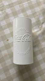 Coca Cola wit glas (limited edition) nieuw, Nieuw, Frisdrankglas, Ophalen of Verzenden