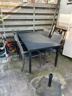 Tuinset + 4 stoelen, Tuin en Terras, Ophalen, Gebruikt, Tuinset