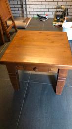 Grenen salontafeltje, afmeting 60x60,5 cm, Huis en Inrichting, Tafels | Salontafels, Ophalen, Gebruikt, 50 tot 100 cm, Vierkant