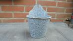grijsgewolkt emaille zeepkop/bakje, Ophalen of Verzenden