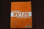 Suzuki RV125 Van Van 2003 motorcycle service manual RV 125, Ophalen of Verzenden, Suzuki