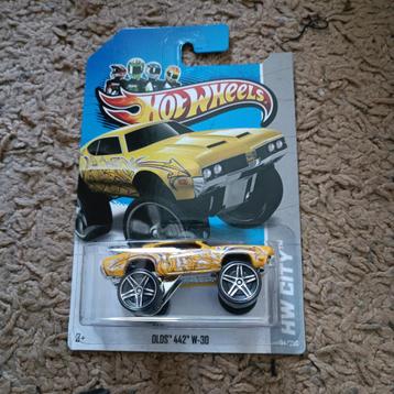 Hot Wheels City Olds 442 W 30 34/250 lange kaart beschikbaar voor biedingen