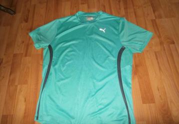 Fijn Puma sportshirt mt XL origineel glans met korte mouw. beschikbaar voor biedingen
