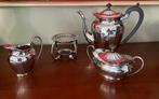 Verzilverde vierdelige koffieset, Ophalen of Verzenden