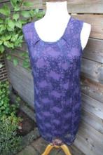 Jurk paars kant Carola van Benthum mt 38 Vaste prijs, Kleding | Dames, Jurken, Maat 38/40 (M), Carola van Benthum, Paars, Ophalen of Verzenden