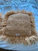 Riviera Maison kussen kussens 2x Raffia of Stro Ibiza Style, Ophalen of Verzenden, Zo goed als nieuw, Vierkant