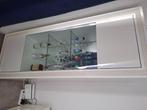 Hoogglans vitrine kast set, Huis en Inrichting, Kasten | Vitrinekasten, Ophalen, 50 tot 100 cm, 150 tot 200 cm, Glas