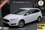 Ford Focus Wagon 1.0 Edition|125Pk|Trekhaak|Navi|Boekjes|Nap, 65 €/maand, Gebruikt, Wit, Origineel Nederlands