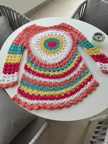 R&F gehaakt strandjurkje, maat L beschikbaar voor biedingen