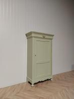 Landelijke klassieke linnenkast, eendeurskast, biedermeier, Antiek en Kunst, Antiek | Meubels | Kasten, Ophalen of Verzenden