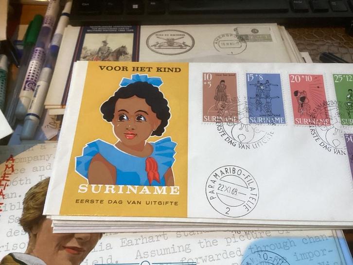 No5017 Suriname E64 anders Heb ook van Nederland jaargangen, Postzegels en Munten, Postzegels | Eerstedagenveloppen, Onbeschreven