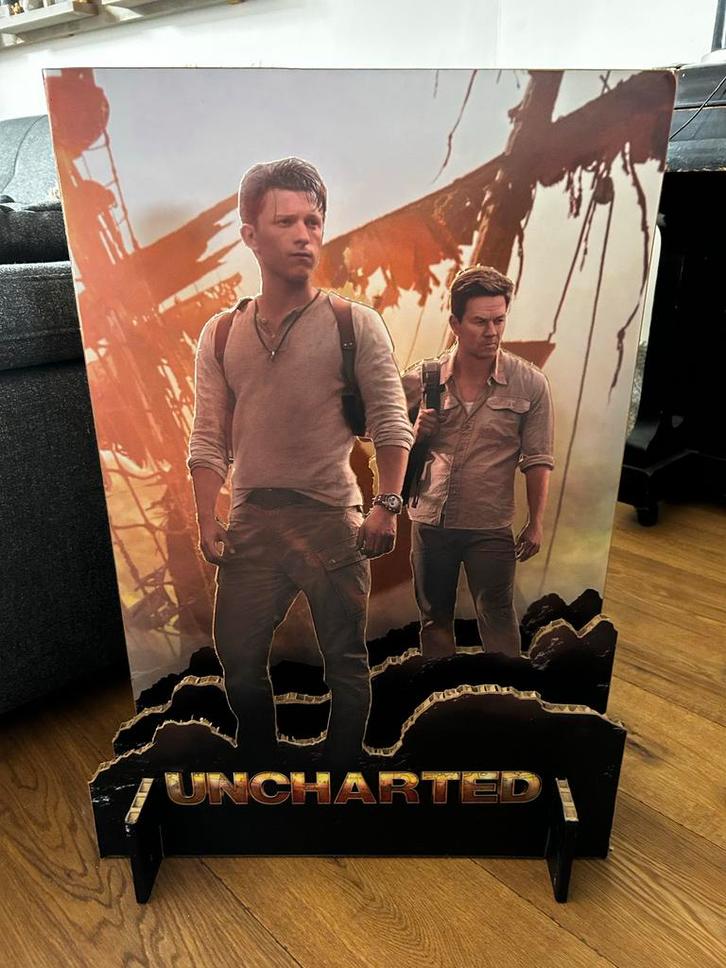 Uncharted 3D Filmposter, Verzamelen, Film en Tv, Zo goed als nieuw, Film, Poster, Ophalen