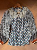 Mooie blouse van Maison Hotel, maat S, Ophalen of Verzenden, Zo goed als nieuw, Maat 36 (S), Blauw