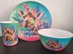 Melamine SUMMER servies-setje Giraffe, Huis en Inrichting, Keuken | Servies, Ophalen of Verzenden, Nieuw, Overige materialen, Overige stijlen