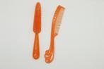 2 vintage oranje kammetjes voor Barbie, Verzamelen, Ophalen of Verzenden, Gebruikt, Accessoires