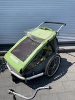 croozer fietskar/wandelkar voor 2 kinderen, Fietsen en Brommers, Fietsaccessoires | Aanhangers en Karren, Ophalen, Gebruikt, Opvouwbaar
