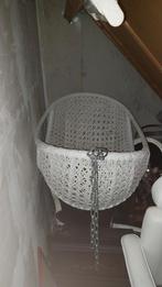 Hangstoel, Huis en Inrichting, Stoelen, Ophalen, Zo goed als nieuw, Wit, Eén