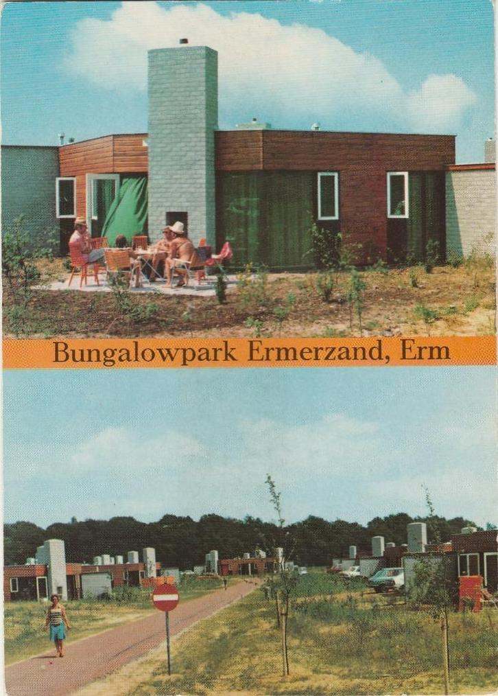 ERM Bungalowpark Ermerzand, Verzamelen, Ansichtkaarten | Nederland, Gelopen, Drenthe, 1960 tot 1980, Verzenden