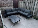 Loungeset | antraciet, Tuin en Terras, Tuinsets en Loungesets, Ophalen, 5 zitplaatsen, Aluminium, Zo goed als nieuw