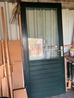 Hard houten deur, 80 tot 100 cm, Ophalen of Verzenden, 200 tot 215 cm, Hout