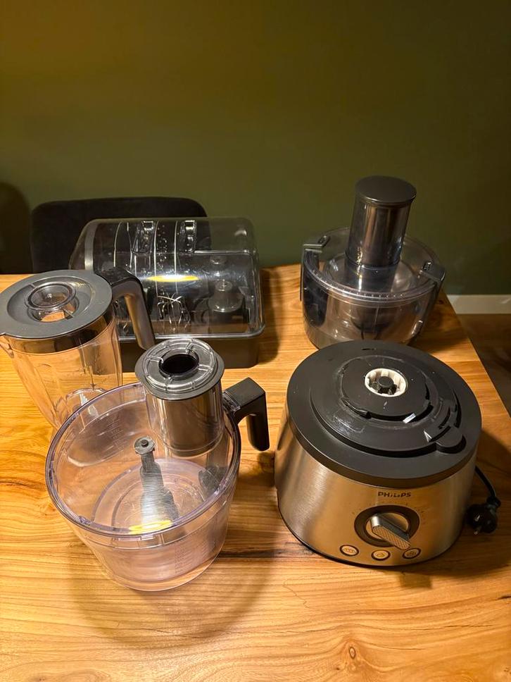 Philips Keukenmachine HR7778 - Complete Set, Huis en Inrichting, Keuken | Keukenbenodigdheden, Gebruikt, Ophalen