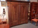 Antieke Pastoorskast Empire Holland Eikenhout in Uitmuntende, Antiek en Kunst, Ophalen of Verzenden