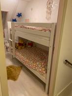 Degelijk Stapelbed voor kinderen kleur wit, Ophalen, 90 cm, Eenpersoons, Wit