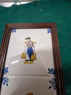 tegel melkmeisje en de kruier, Ophalen of Verzenden, 'T Olde Gre-j, Info@toldegrej.nl, Endepoelstraat 20f Didam