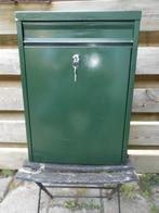 groene brievenbus, Tuin en Terras, Brievenbussen, Ophalen, Gebruikt, Rvs, Wandbrievenbus