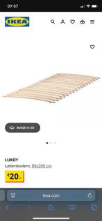 Lattenbodem ikea sultan luroy 80cm, Huis en Inrichting, Ophalen, Gebruikt, Eenpersoons, 80 cm