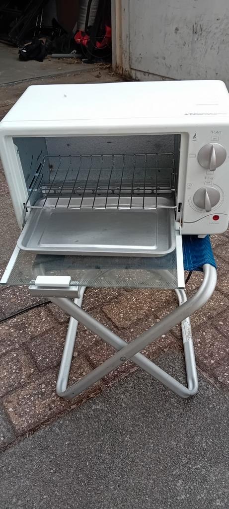 Elektrische Oven - Camping Oven, Witgoed en Apparatuur, Ovens, Gebruikt, Vrijstaand, Oven met grill, Minder dan 45 cm, Minder dan 45 cm