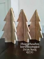 Te koop; houten kerst boompjes, Diversen, Kerst, Ophalen of Verzenden, Nieuw
