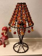 Waxine lichtjeshouder Oranje kralen € 10,00., Ophalen, Overige kleuren, Zo goed als nieuw, Metaal