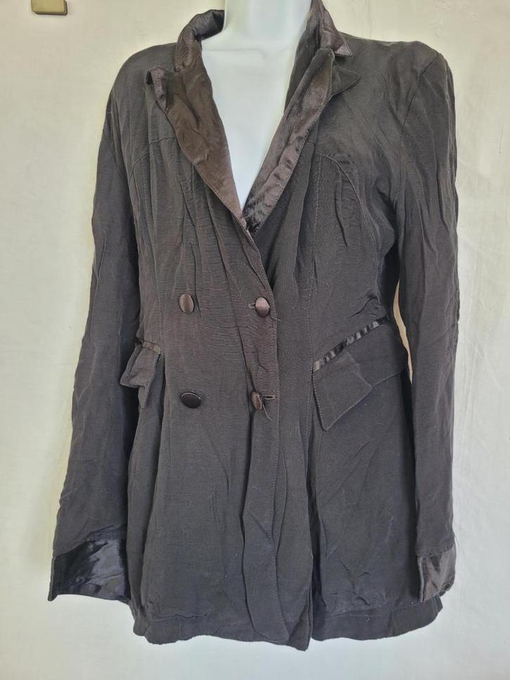 Gaaf ouderwets zwart damesjasje mt 38 merk Takapa, Kleding | Dames, Carnavalskleding en Feestkleding, Zo goed als nieuw, Kleding