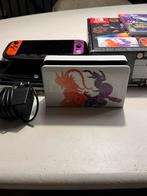 Nintendo switch oled pokemon scarlet & violet, Ophalen of Verzenden, Gebruikt, Met 2 controllers, Met games