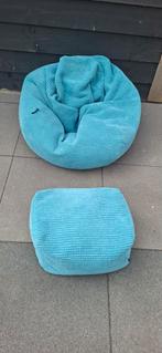 Mooie zitzak met voetensteun/poef, Huis en Inrichting, Zitzakken, Ophalen of Verzenden, Zo goed als nieuw