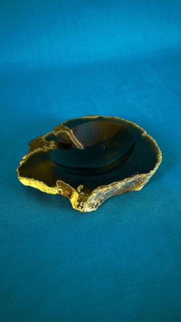Polished Agate Slice | Natural Stone | Green beschikbaar voor biedingen