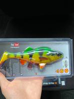 NIEUW Savage Gear Line thru perch shad 20cm 100gr firetiger, Watersport en Boten, Hengelsport | Roofvissen, D, Overige typen, Nieuw