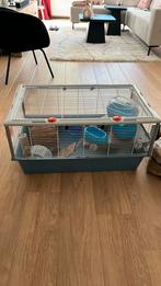 Hamsterkooi en heel veel extra’s, Dieren en Toebehoren, Kooi, Gebruikt, Hamster, 75 tot 110 cm