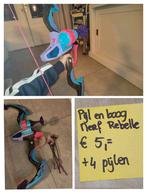 Nerf Rebelle Boog + 4 Pijlen, Ophalen of Verzenden, Gebruikt, Meisje
