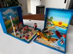 Playmobil Koffersets - Piraten & Kasteel, Ophalen of Verzenden, Gebruikt, Complete set