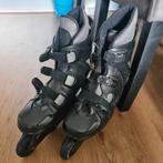 Zwarte heren skeelers maat 43, Sport en Fitness, Skeelers, Overige merken, Inline skates 4 wielen, Gebruikt, Heren