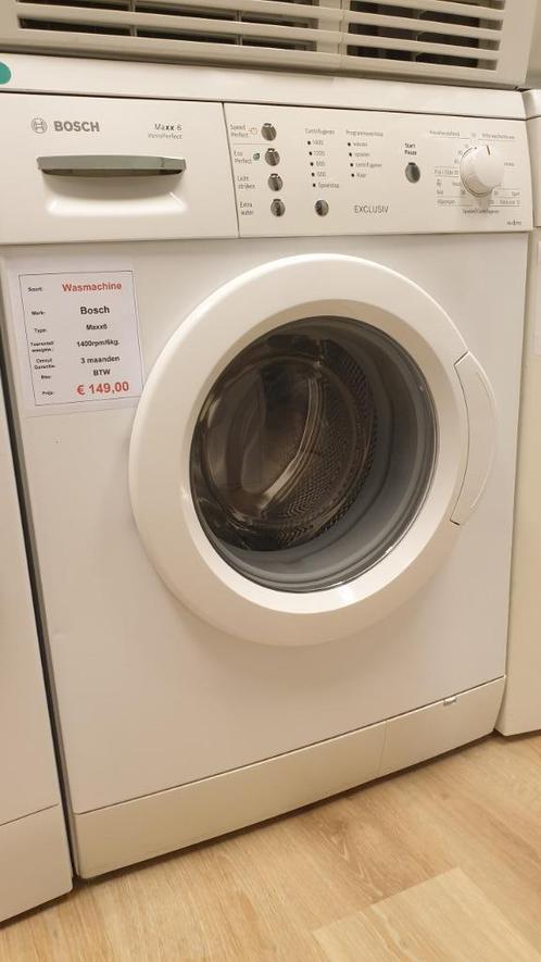 wasmachine - Bosch - 6kg, Witgoed en Apparatuur, Wasmachines, Gebruikt, Voorlader, 6 tot 8 kg, 85 tot 90 cm, 1200 tot 1600 toeren