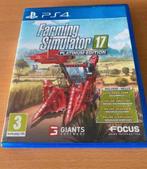 Farming simulator 17 platinum Edition, Spelcomputers en Games, Games | Sony PlayStation 4, Vanaf 3 jaar, Simulatie, Ophalen of Verzenden