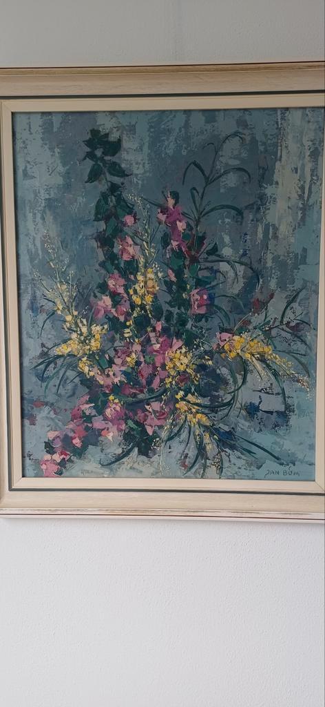 Olieverf schilderij. Jan Bom (1921-1982). Gesigneerd, Antiek en Kunst, Kunst | Schilderijen | Klassiek, Ophalen