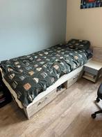 Jongensbed, bed, buro, kledingkast, jongenskamer, Huis en Inrichting, Ophalen, Zo goed als nieuw, Eenpersoons