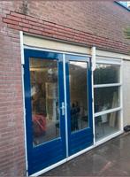 Hardhouten kozijn pui hardhouten tuindeuren dubbel glas hr, Doe-het-zelf en Verbouw, Kozijnen en Schuifpuien, Ophalen of Verzenden