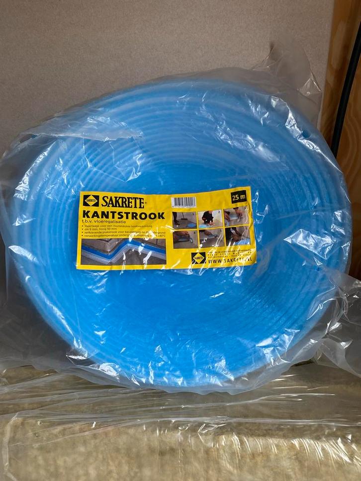 Sakrete Kantstrook - 20 meter, Doe-het-zelf en Verbouw, Isolatie en Afdichting, Nieuw, Vloerisolatie, Overige materialen, Minder dan 4 cm