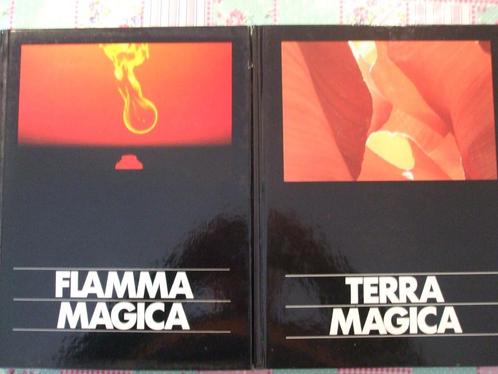 Albums (boeken) "Flamma Magica"en "Terra Magica"., Boeken, Overige Boeken, Zo goed als nieuw, Ophalen of Verzenden