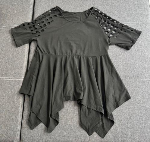 Grote maten zwarte tuniek curve 0XL, Kleding | Dames, Grote Maten, Zo goed als nieuw, Blouse of Tuniek, Zwart, Ophalen of Verzenden